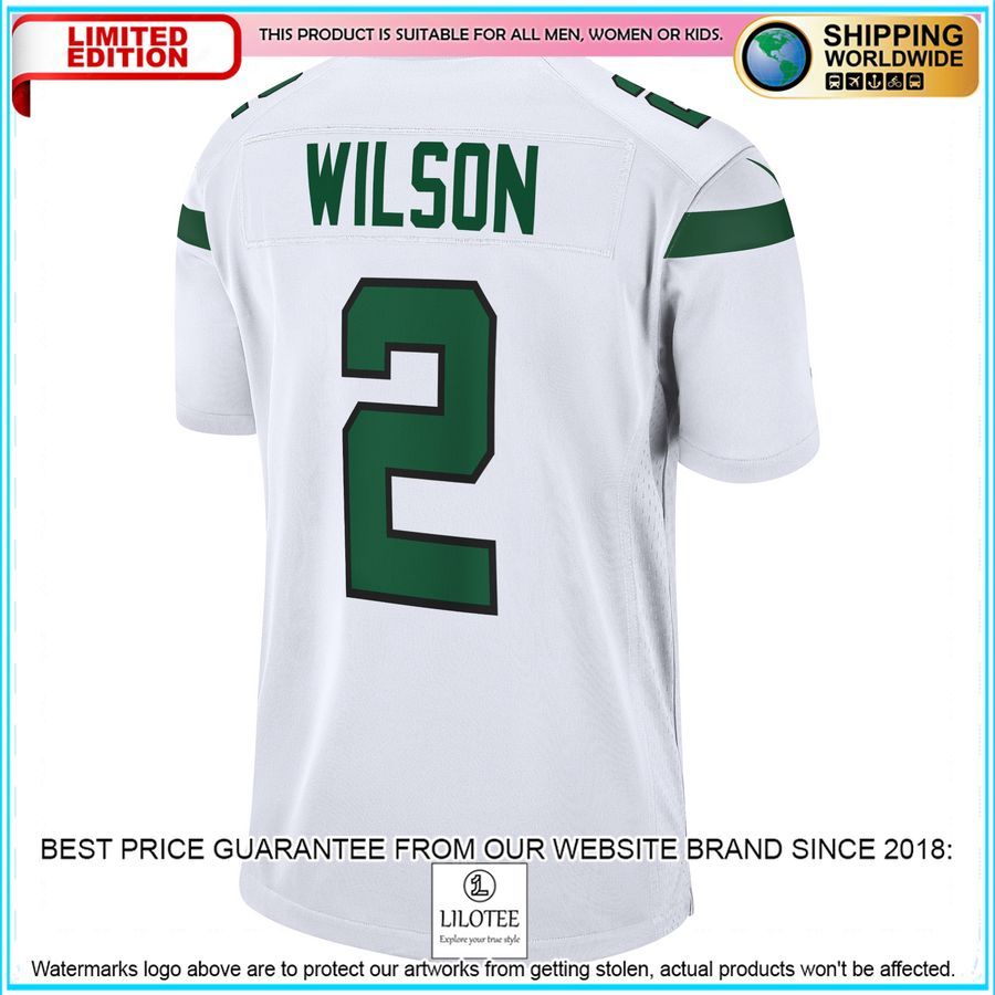 zach wilson new york jets white white football jersey 3 983