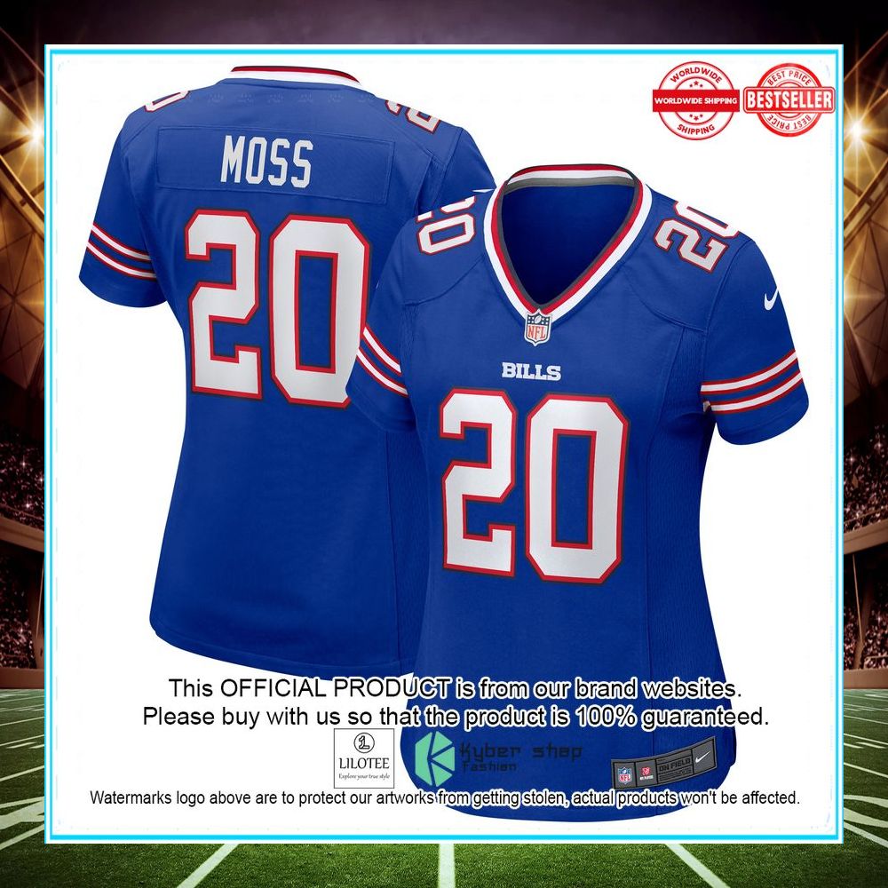 zack moss buffalo bills royal football jersey 1 910