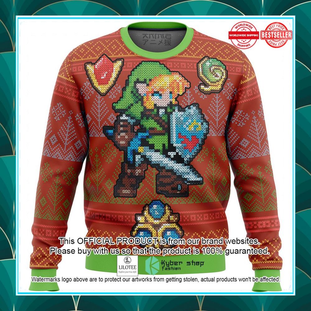 zelda link gems ugly christmas sweater 1 520