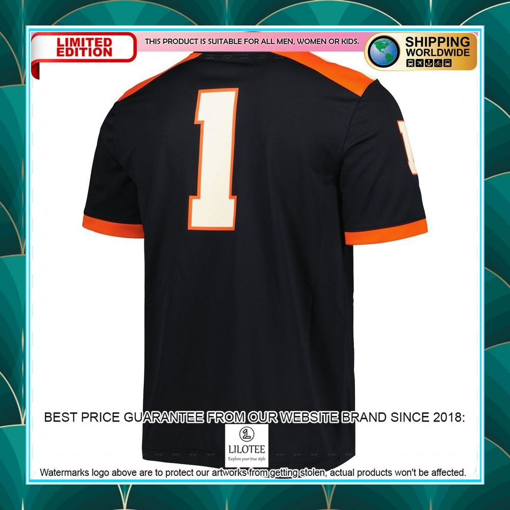 1 oregon state beavers nike black football jersey 3 717