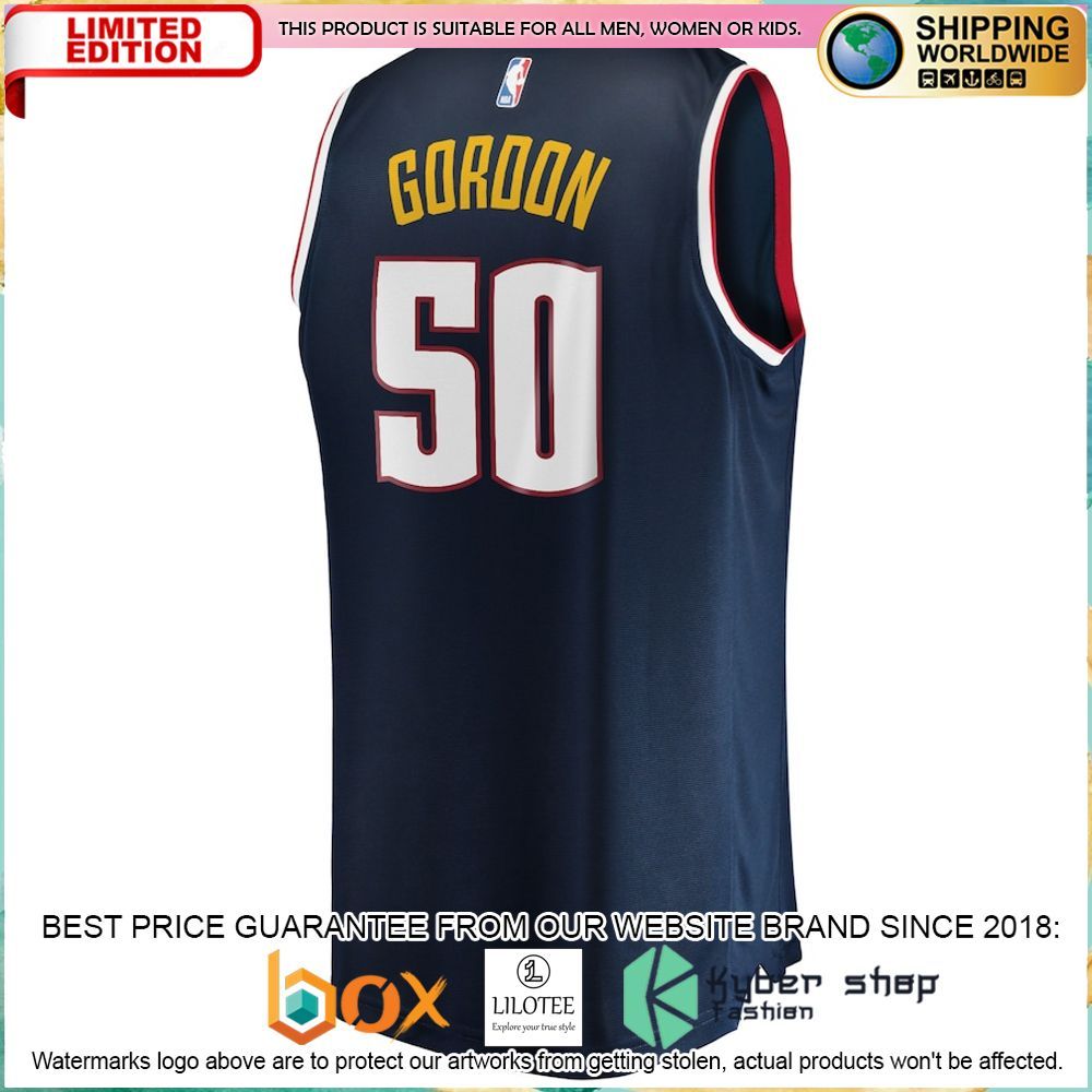 Aaron Gordon Denver Nuggets 2020 21 Navy Basketball Jersey - LIMITED EDITION 6 aaron gordon denver nuggets 2020 21 navy basketball jersey 3 606