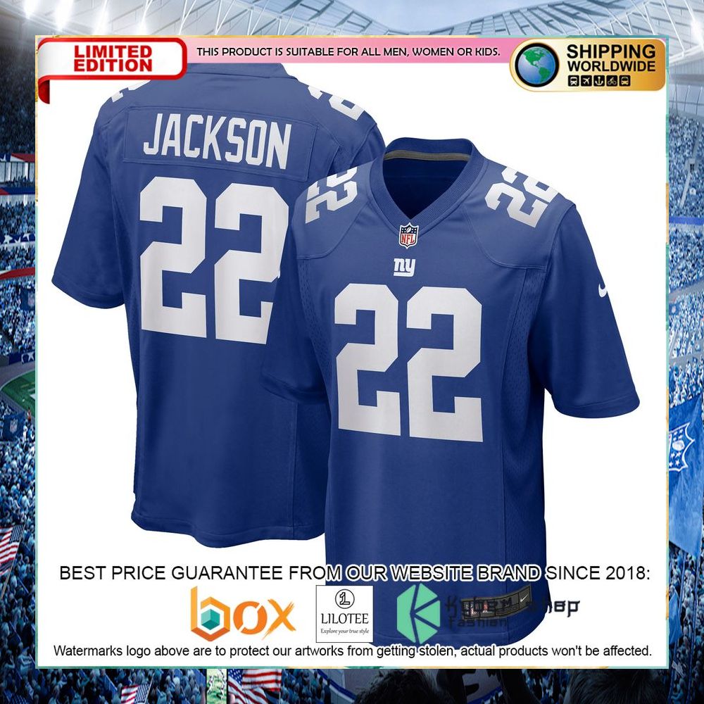 Adoree' Jackson New York Giants Team Nike Royal Football Jersey - LIMITED EDITION 8 adoree jackson new york giants team nike royal football jersey 4 807