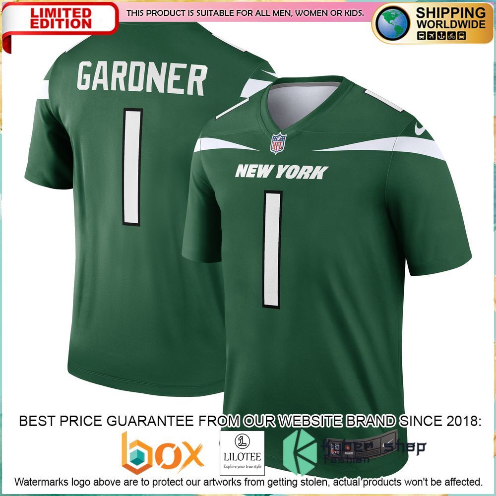 ahmad gardner new york jets nike legend green football jersey 1 369