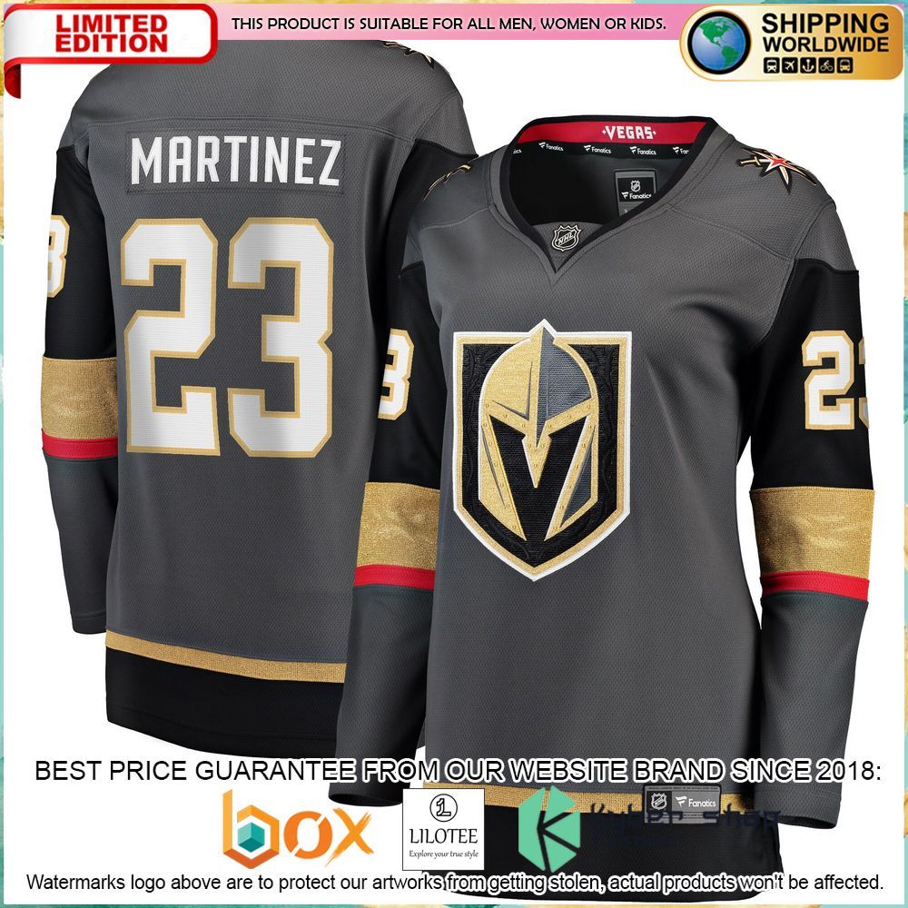 alec martinez vegas golden knights womens gray hockey jersey 1 275