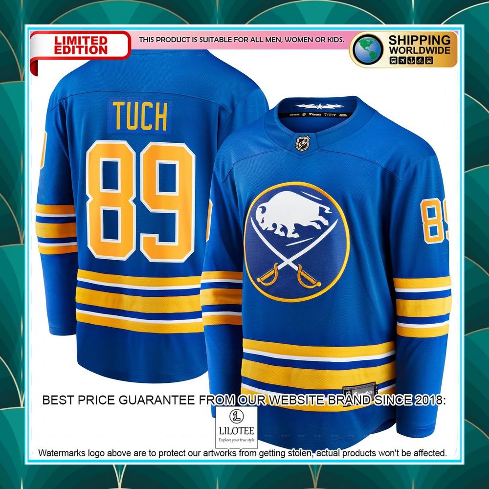alex tuch buffalo sabres home royal hockey jersey 1 938