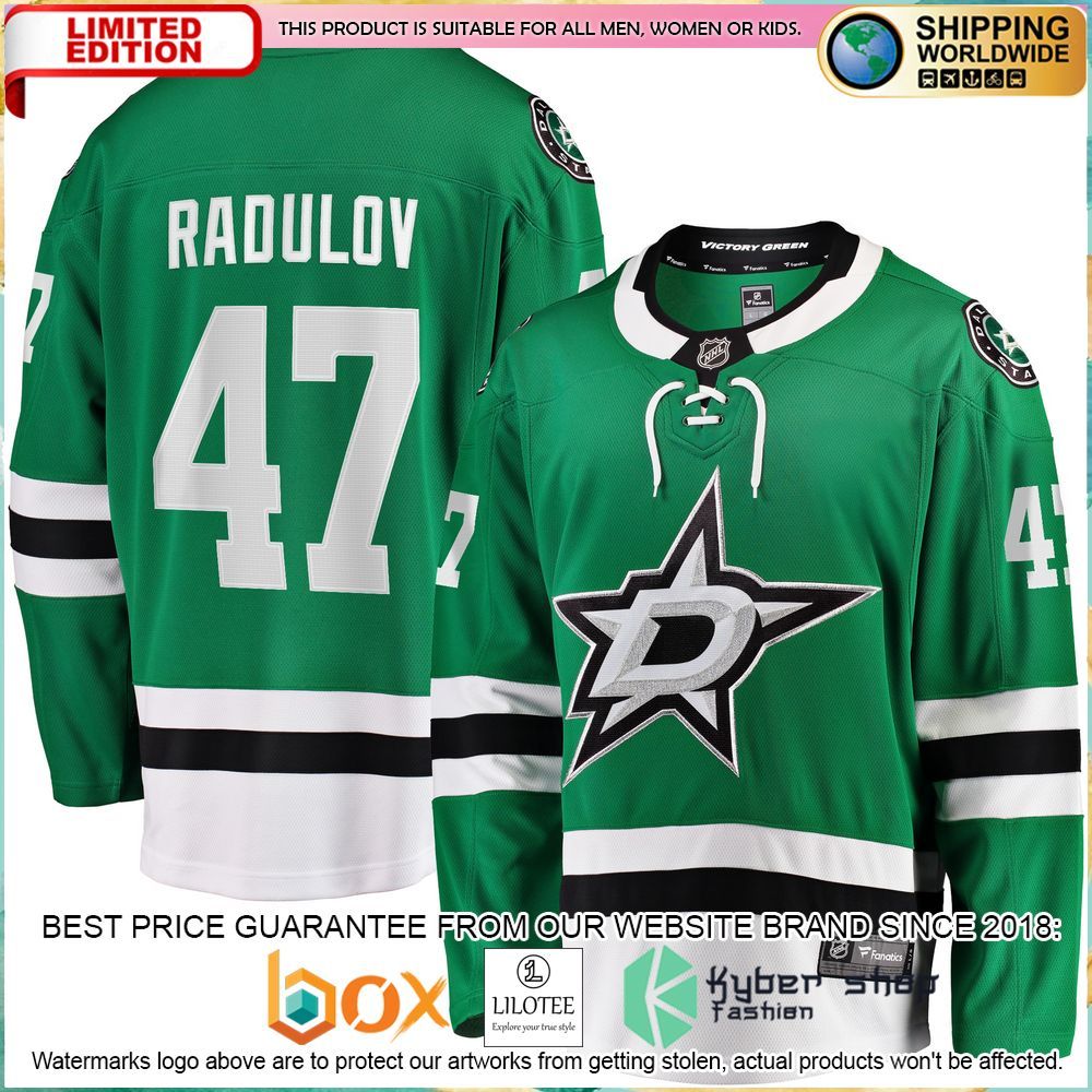 alexander radulov dallas stars kelly green hockey jersey 1 61
