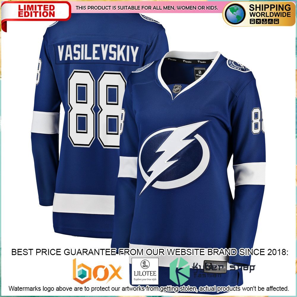 andrei vasilevskiy tampa bay lightning womens premier blue hockey jersey 1 330
