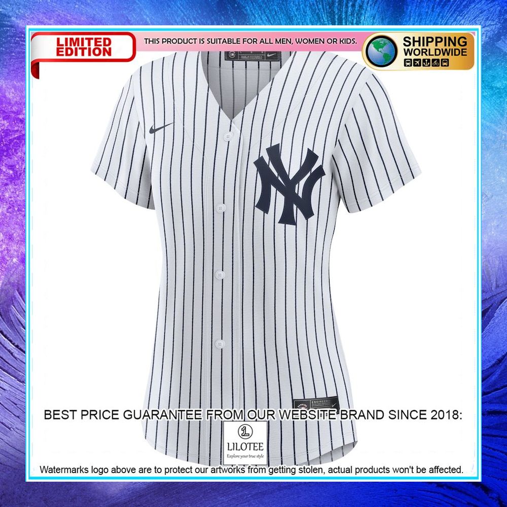 andrew benintendi new york yankees nike women home player white navy baseball jersey 2 502