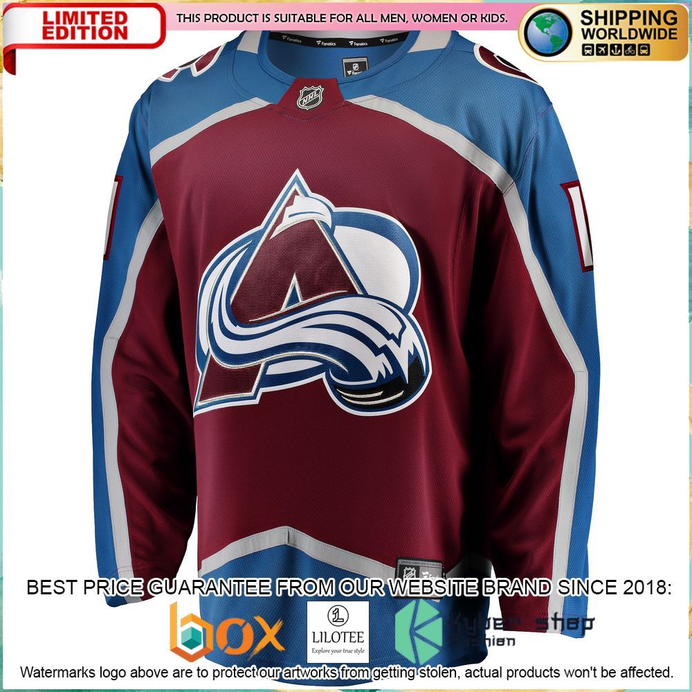 andrew cogliano colorado avalanche burgundy hockey jersey 2 139