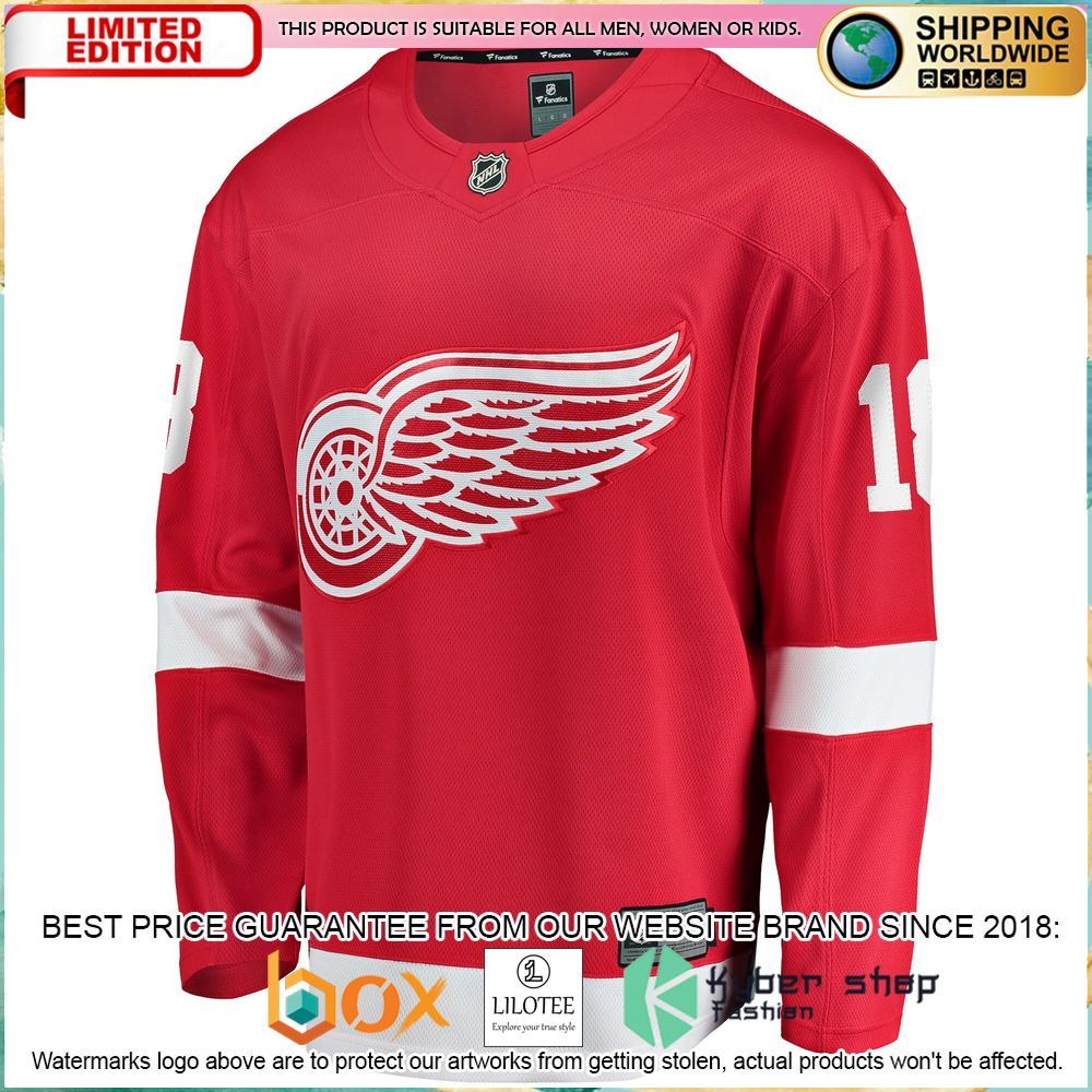 andrew copp detroit red wings red hockey jersey 2 84