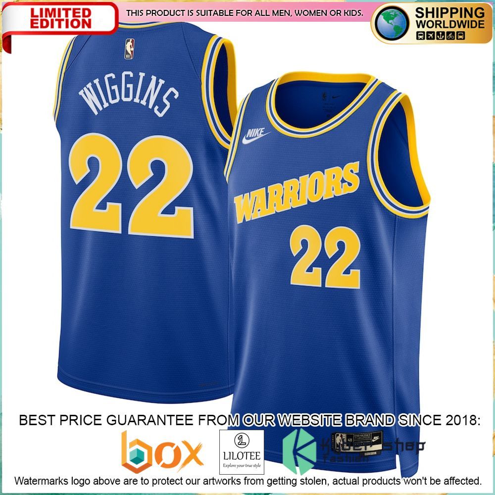 andrew wiggins golden state warriors nike 2022 23 blue basketball jersey 1 598
