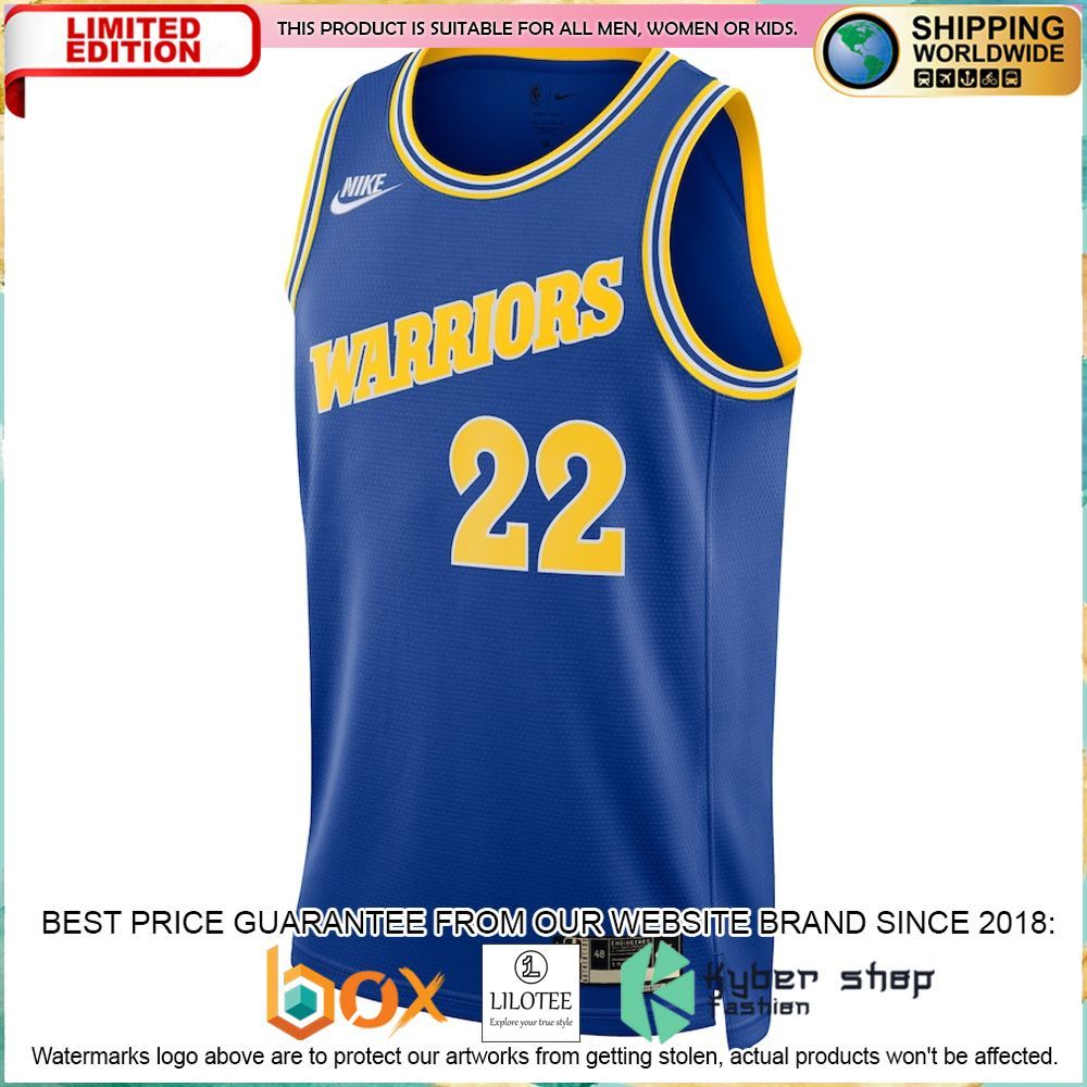 andrew wiggins golden state warriors nike 2022 23 blue basketball jersey 2 514