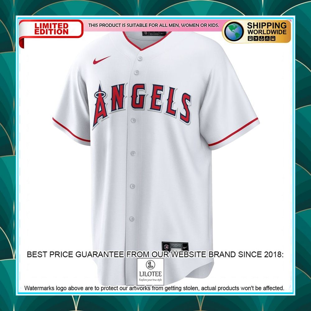anthony rendon los angeles angels nike home player name white baseball jersey 2 397