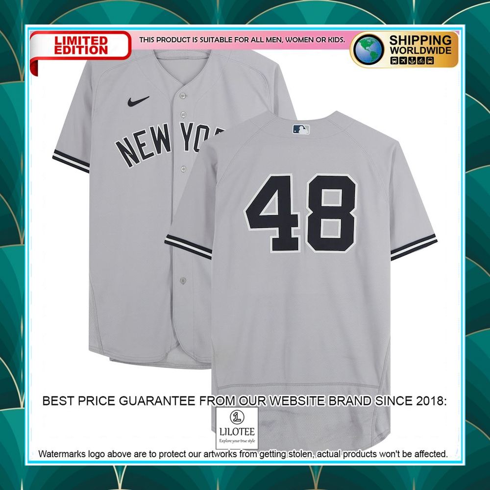 anthony rizzo new york yankees game used nike 48 vs boston red sox on july 10 2022 baseball jersey 1 248