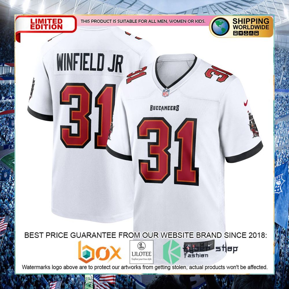 Antoine Winfield Jr. Tampa Bay Buccaneers Nike White Football Jersey - LIMITED EDITION 10 antoine winfield jr tampa bay buccaneers nike white football jersey 4 294