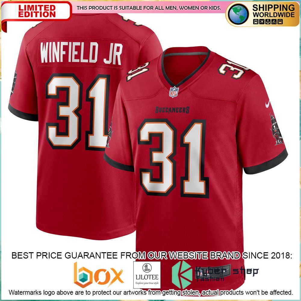 Antoine Winfield Jr. Tampa Bay Buccaneers Nike White Football Jersey - LIMITED EDITION 6 antoine winfield jr tampa bay buccaneers nike white football jersey 6 461