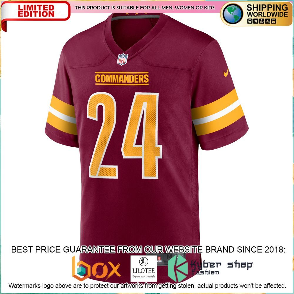 antonio gibson washington commanders nike burgundy football jersey 2 628