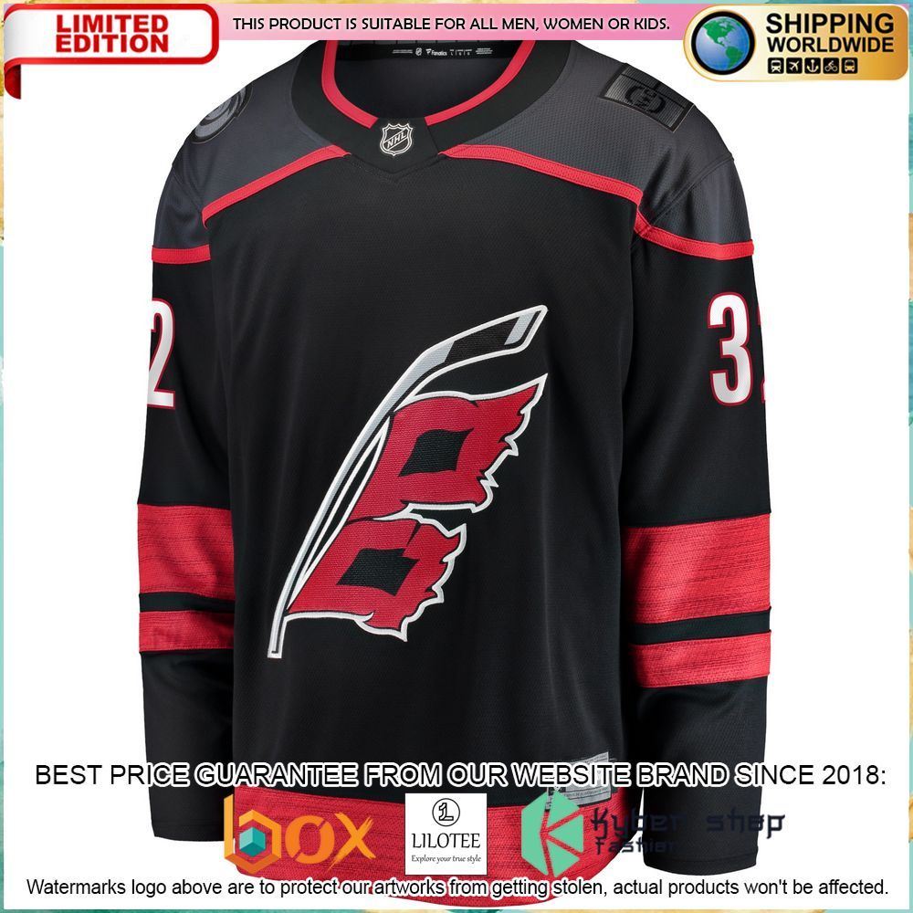 antti raanta carolina hurricanes black hockey jersey 2 231