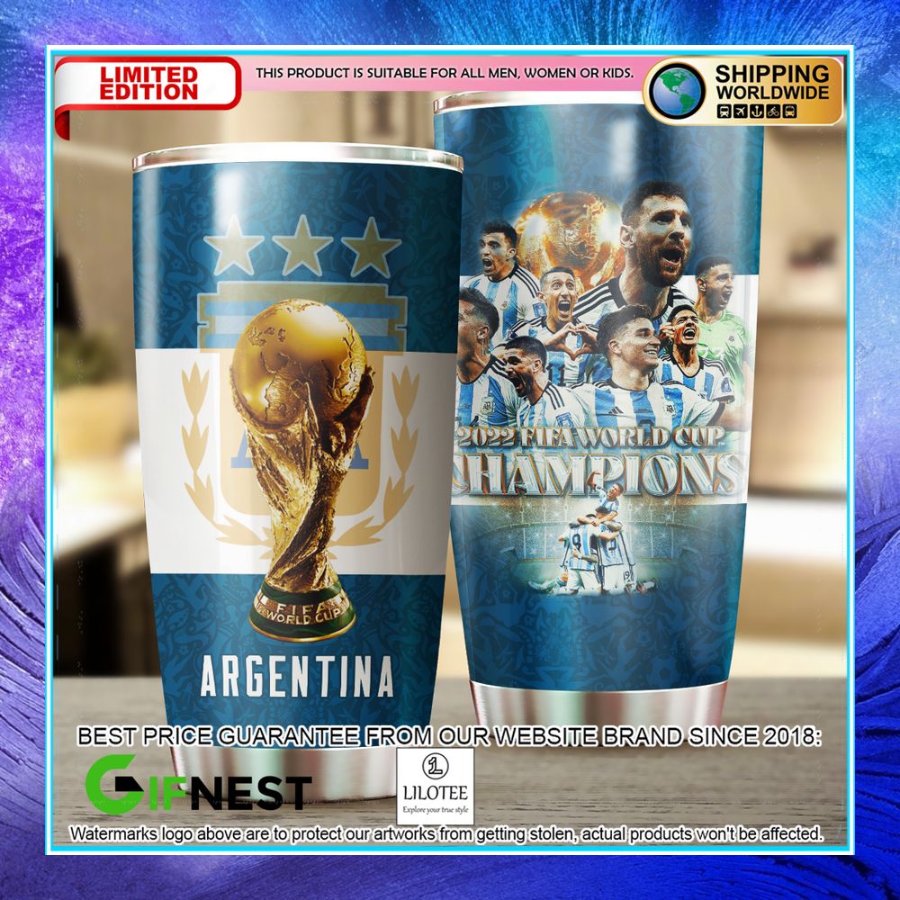 argentina 2022 fifa champions world cup tumbler 1 355