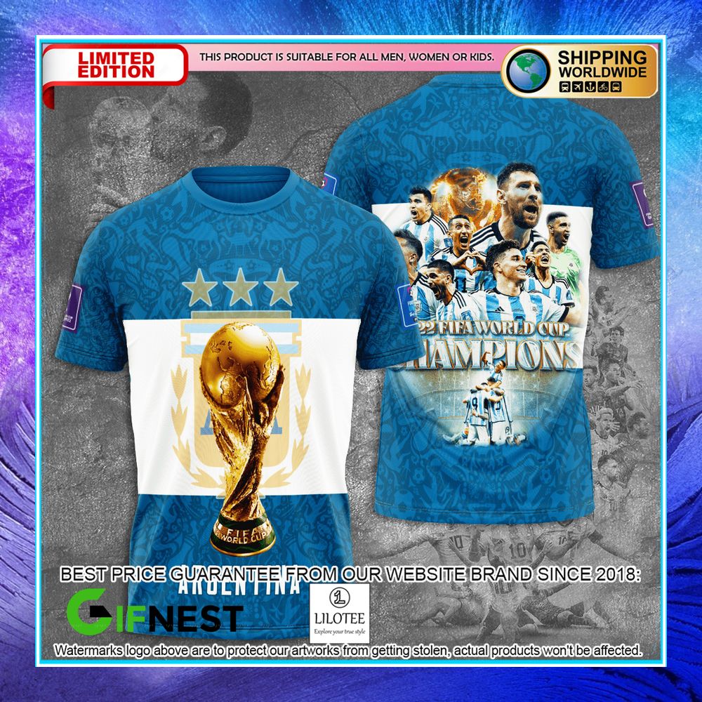 argentina 2022 fifa world cup champions 3d hoodie t shirt 1 595