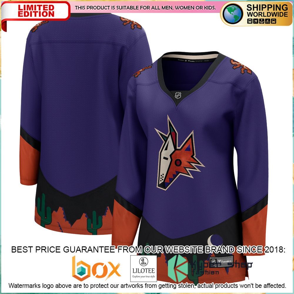 arizona coyotes womens 2020 21 special edition purple hockey jersey 1 470