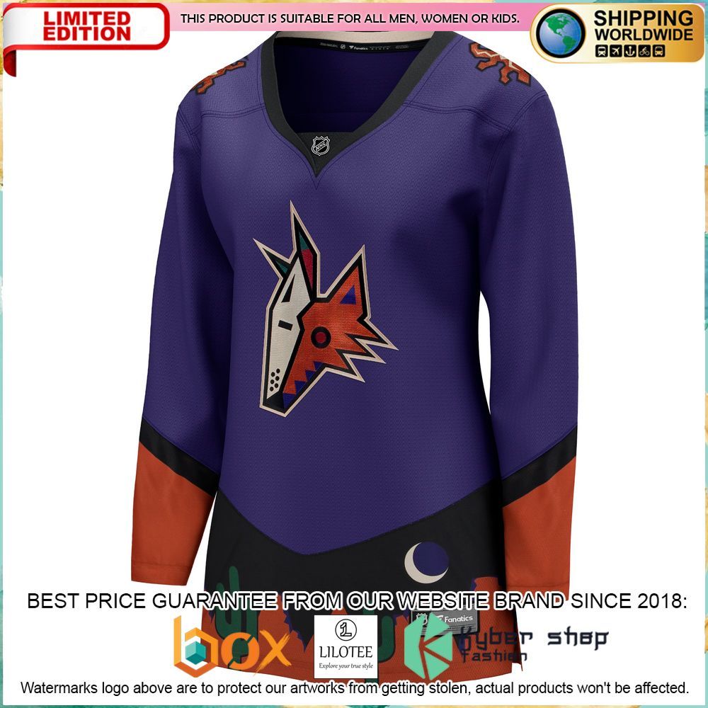 arizona coyotes womens 2020 21 special edition purple hockey jersey 2 35
