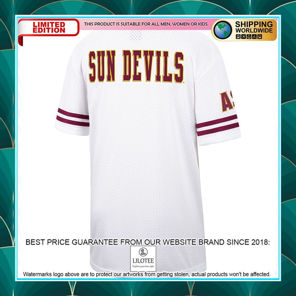 arizona state sun devils white maroon baseball jersey 3 299