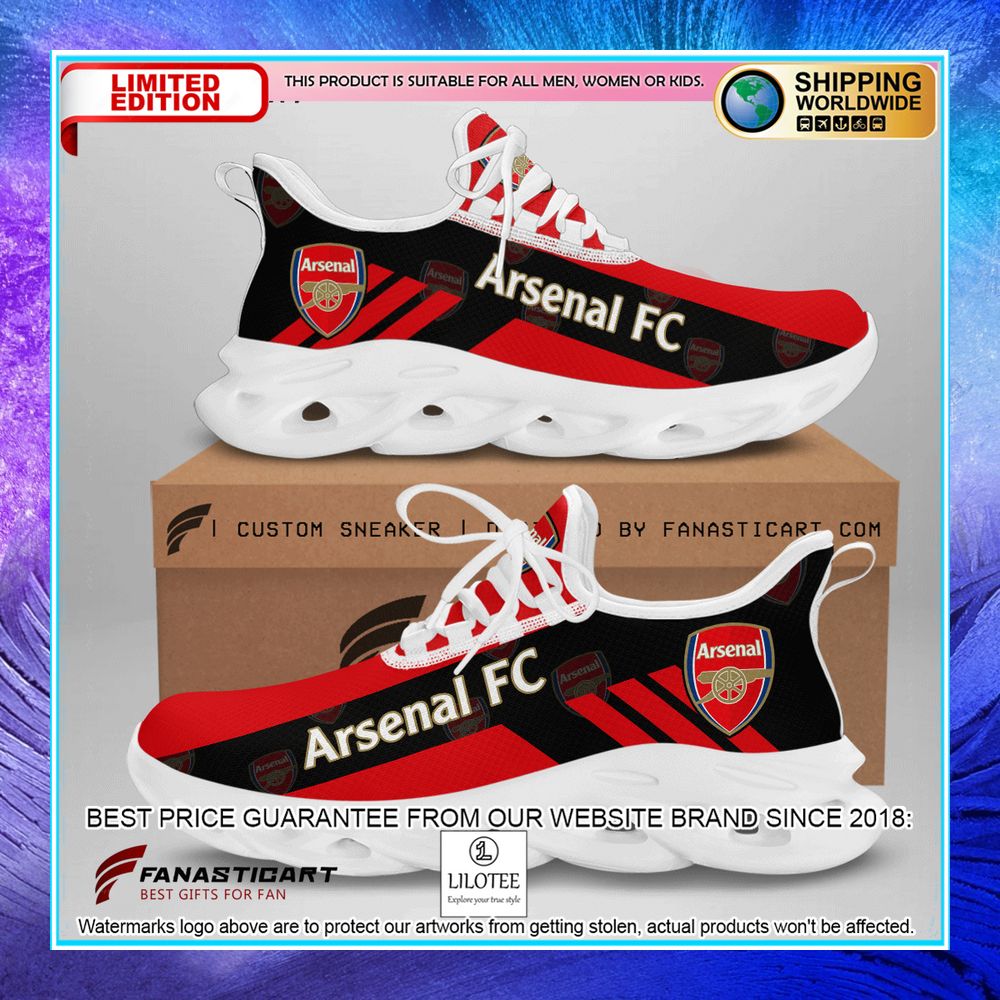 arsenal fc logo black max soul shoes 2 330
