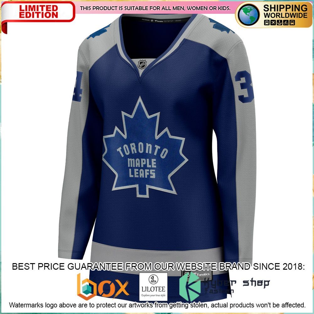 auston matthews toronto maple leafs womens 2020 21 special edition royal hockey jersey 2 434