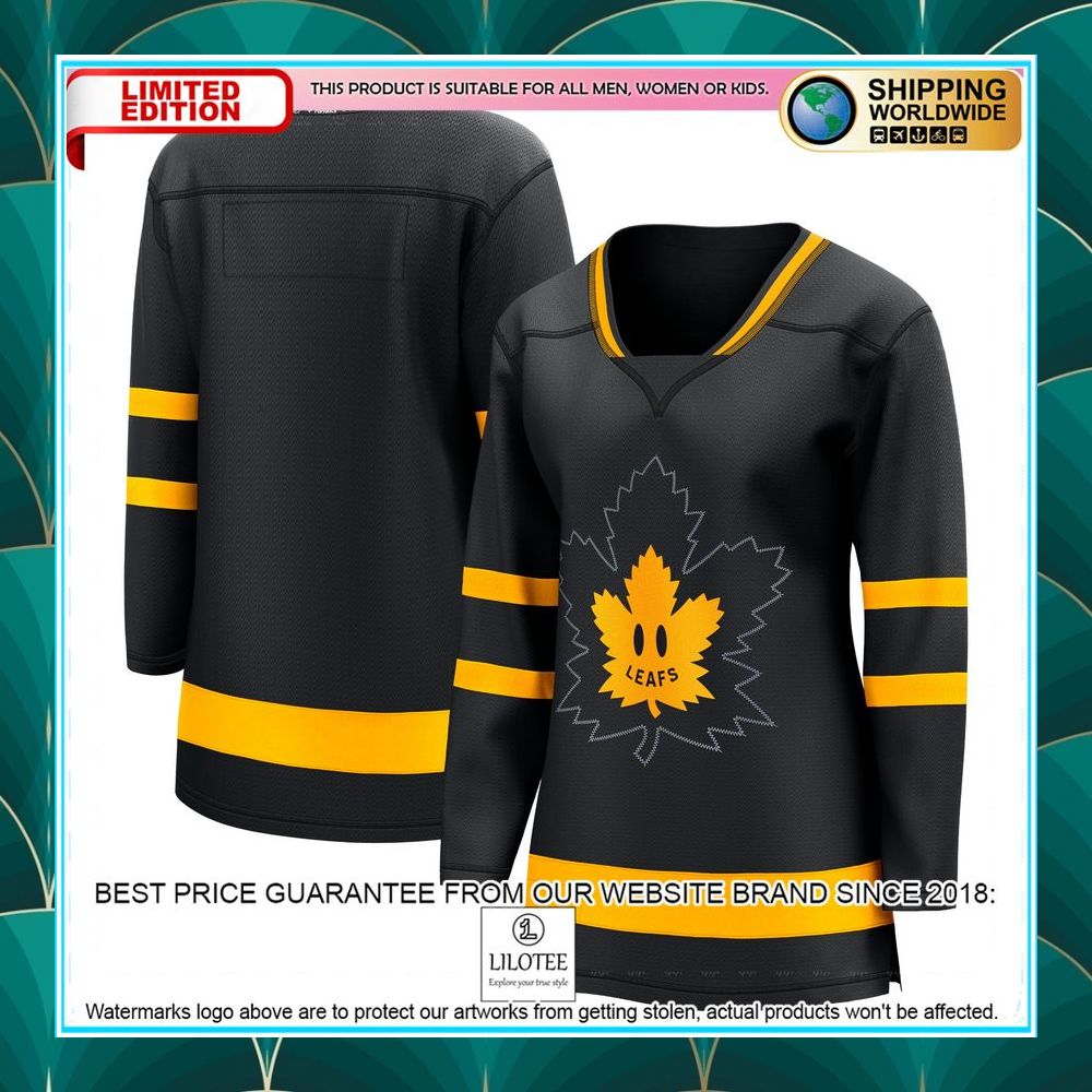 auston matthews toronto maple leafs womens alternate premier reversible black hockey jersey 2 130