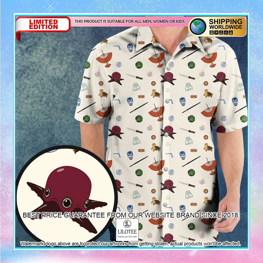 avatar the last airbender medley pattern hawaiian shirt 1 373
