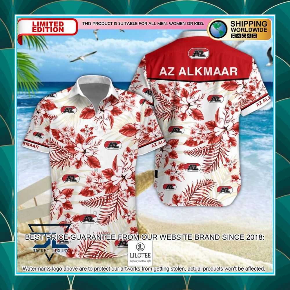 az alkmaar hibiscus hawaiian shirt shorts 1 269