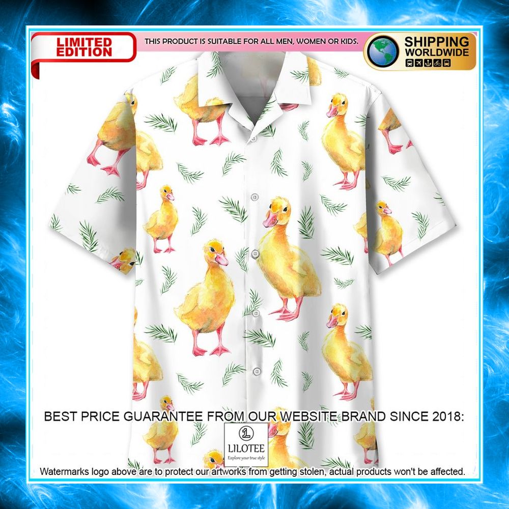 baby ducklings hawaiian shirt 1 382