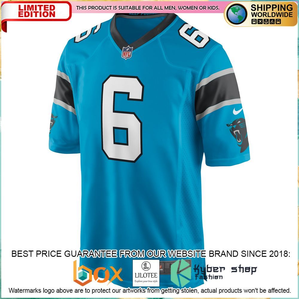 baker mayfield carolina panthers nike alternate blue football jersey 2 669