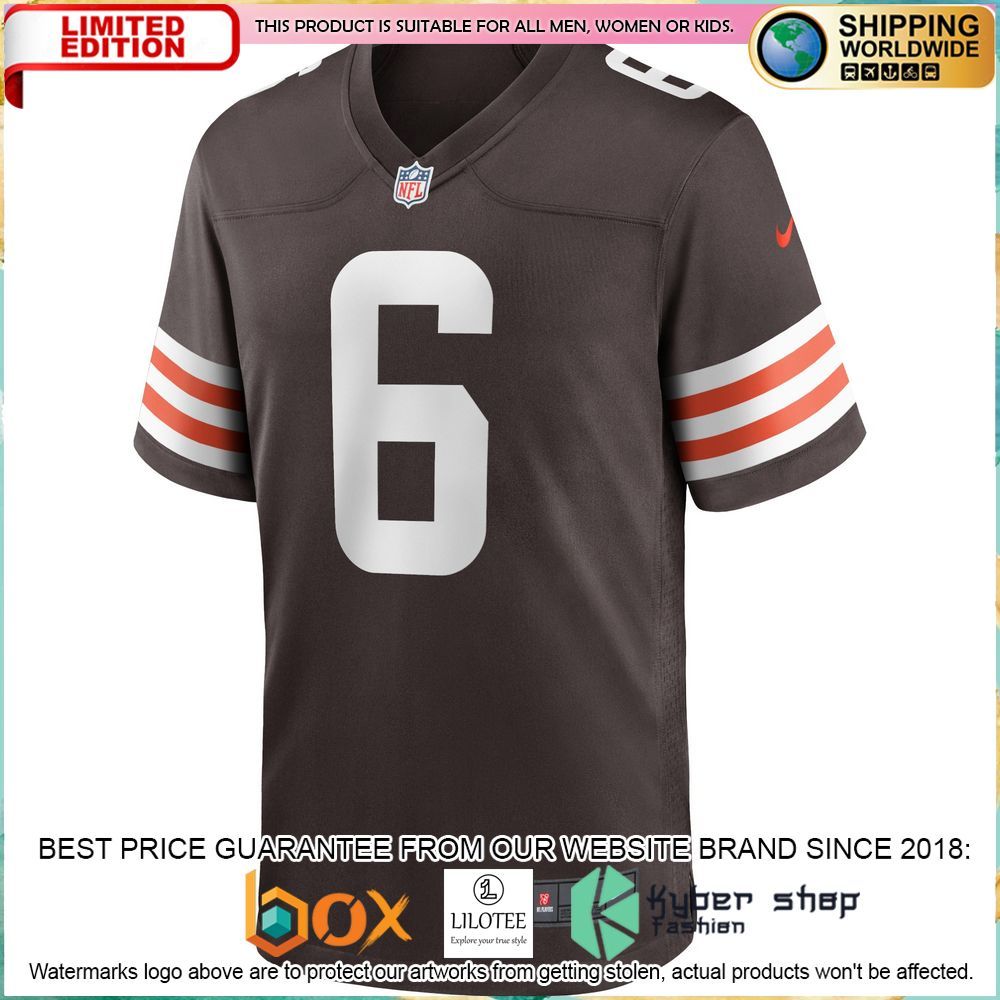 baker mayfield cleveland browns nike brown football jersey 2 395