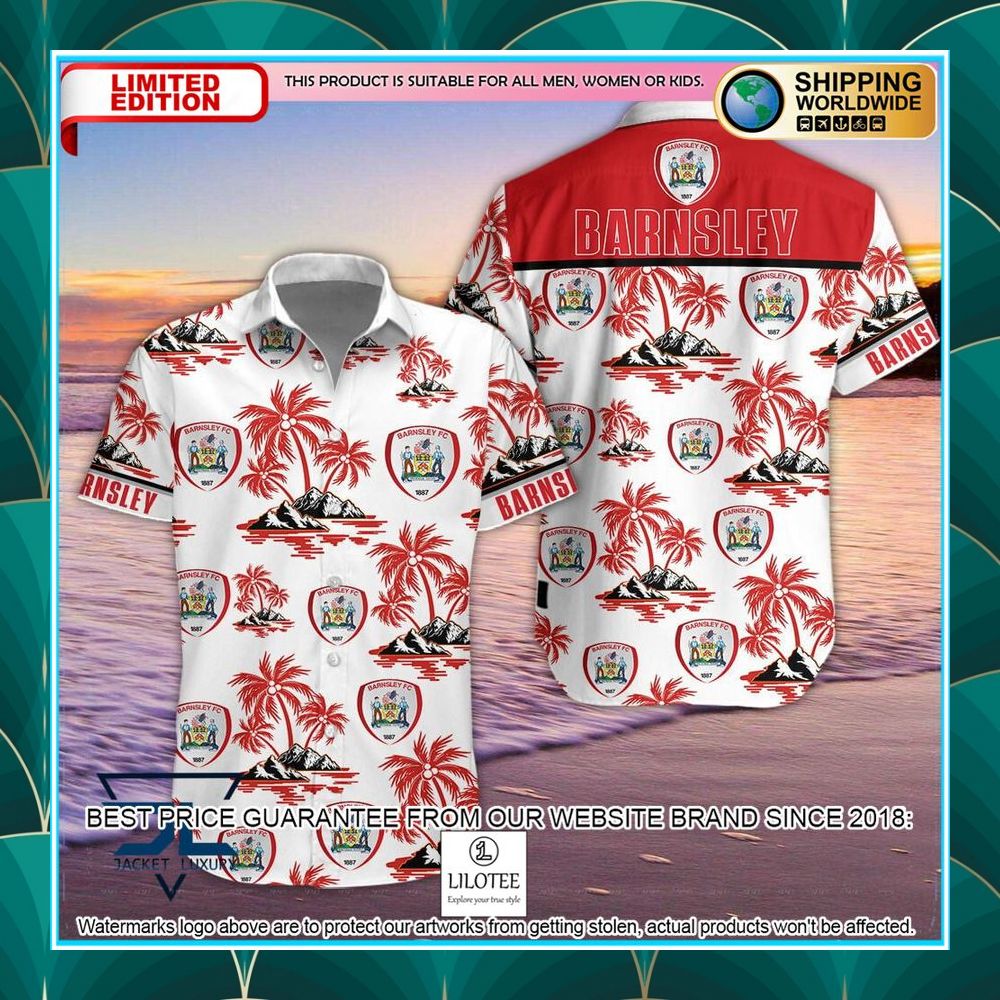 barnsley f c palm tree hawaiian shirt shorts 1 431