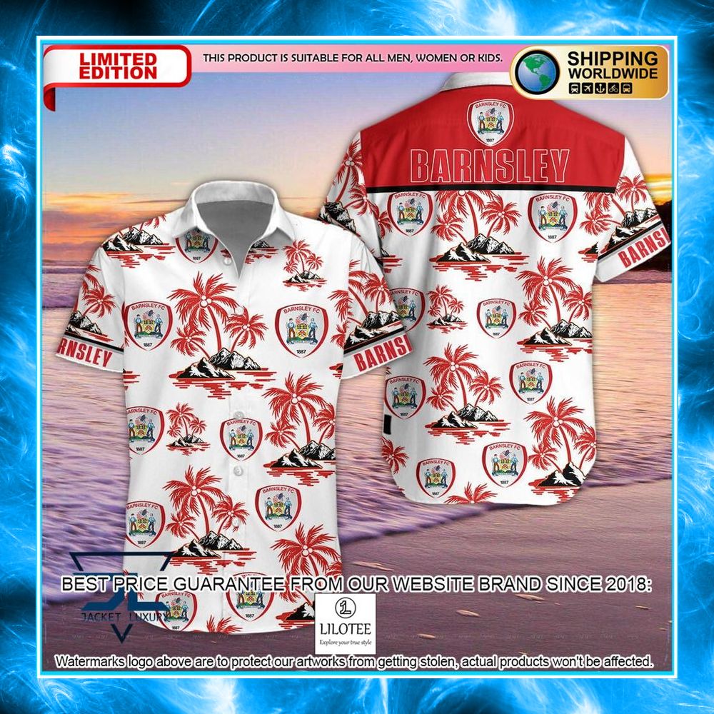 barnsley f c palm tree hawaiian shirt shorts 1 974