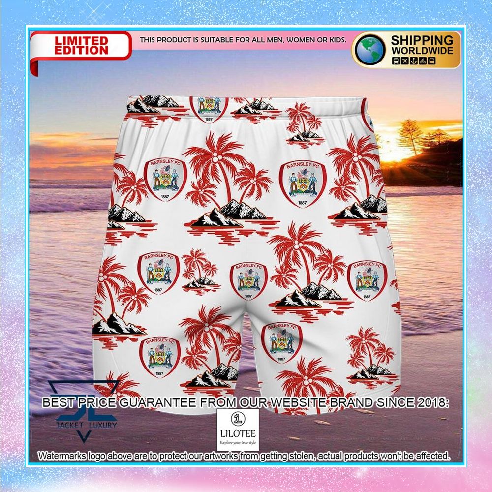 barnsley f c palm tree hawaiian shirt shorts 2 476