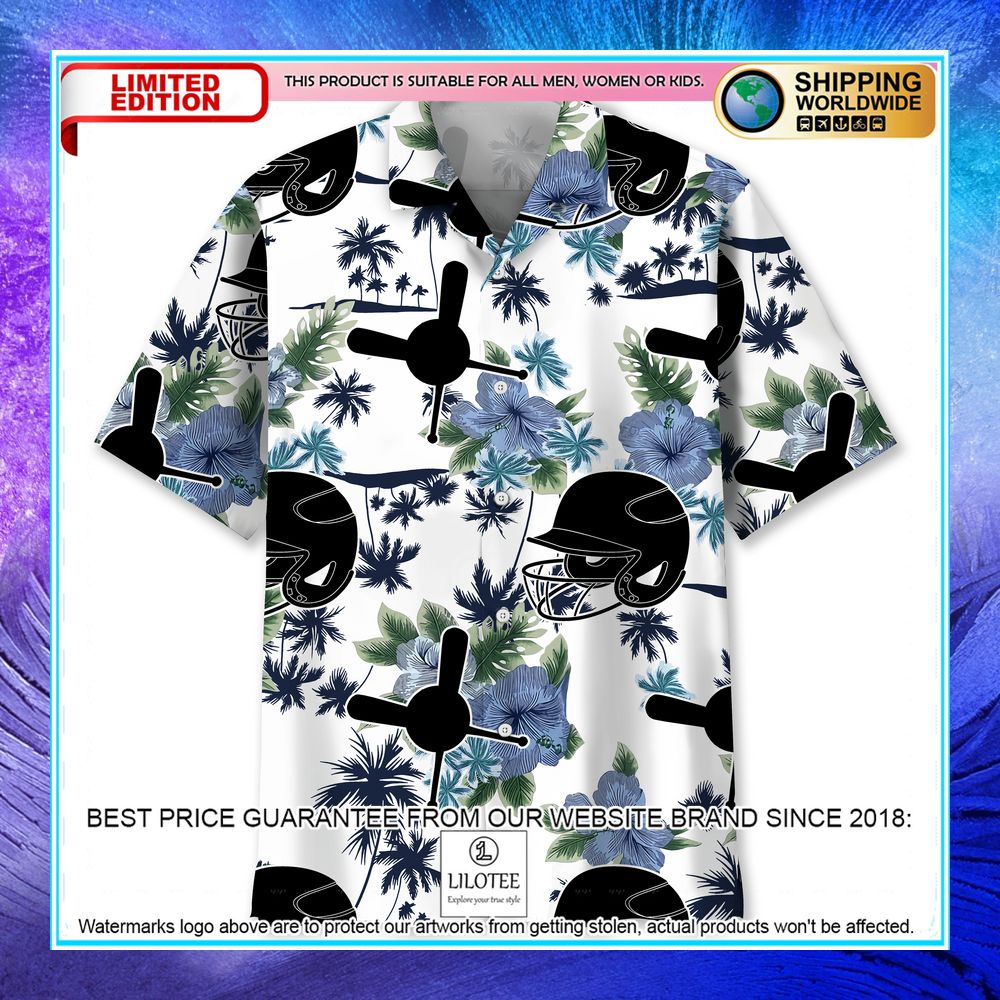 baseball white nature hawaiian shirt 1 140