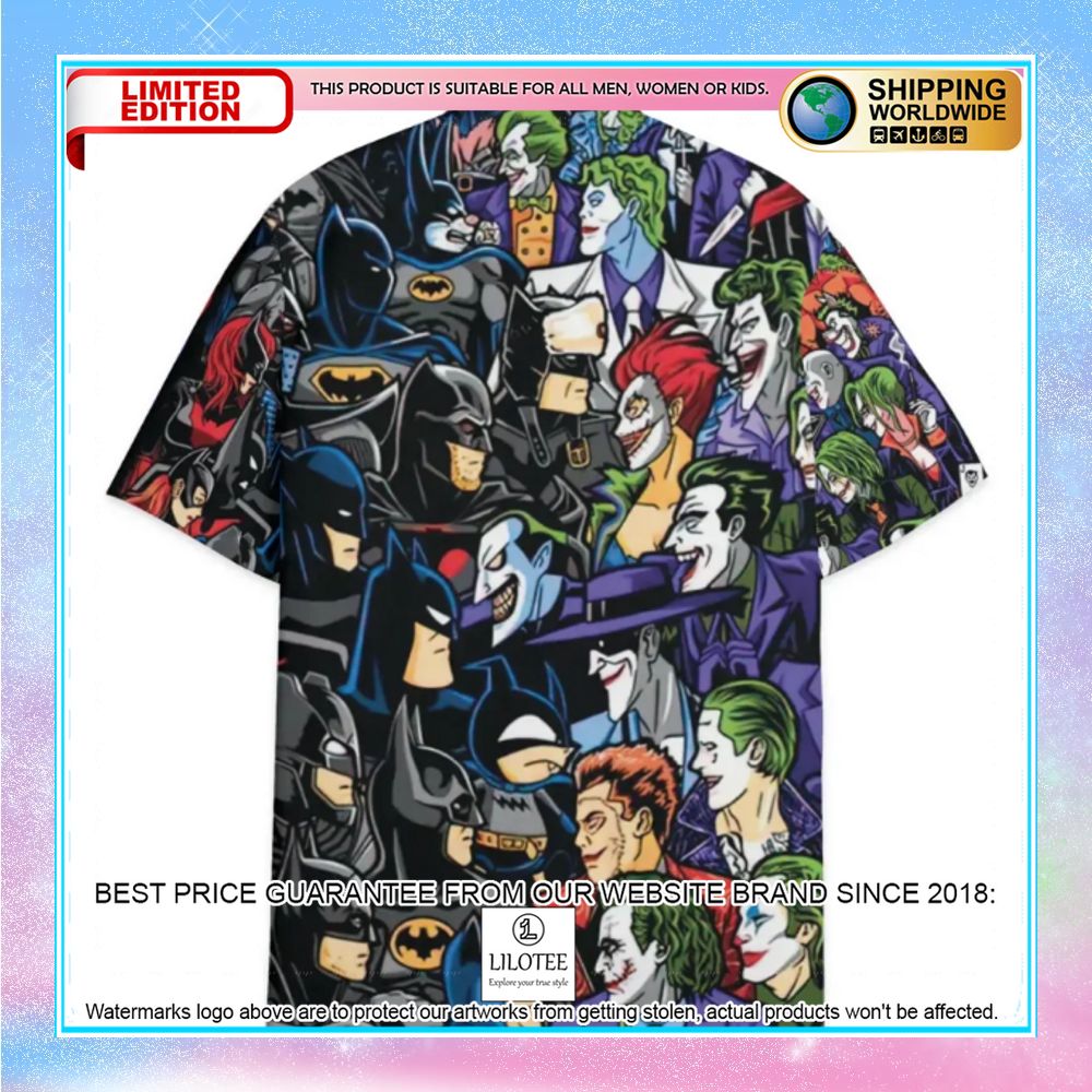 batman vs joker hawaiian shirt 2 509