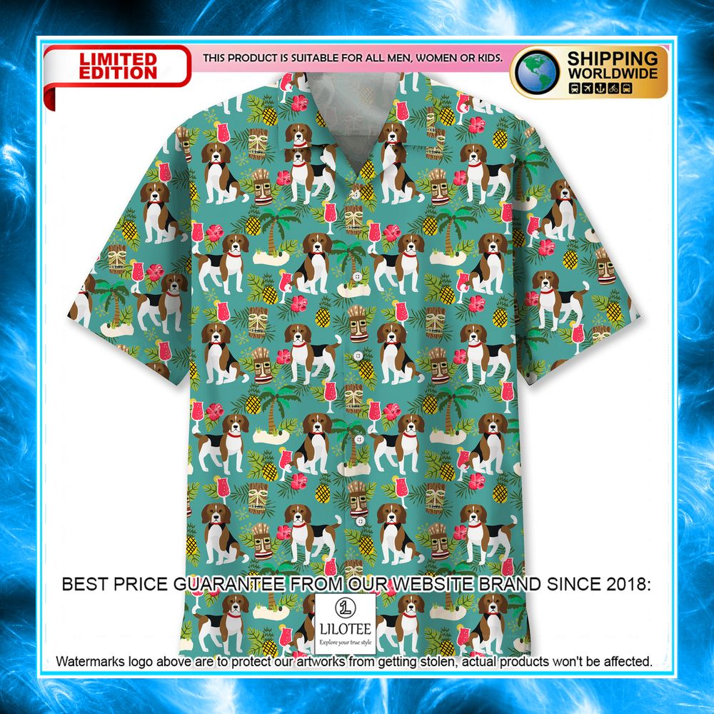 beagle beach hawaiian shirt 1 56