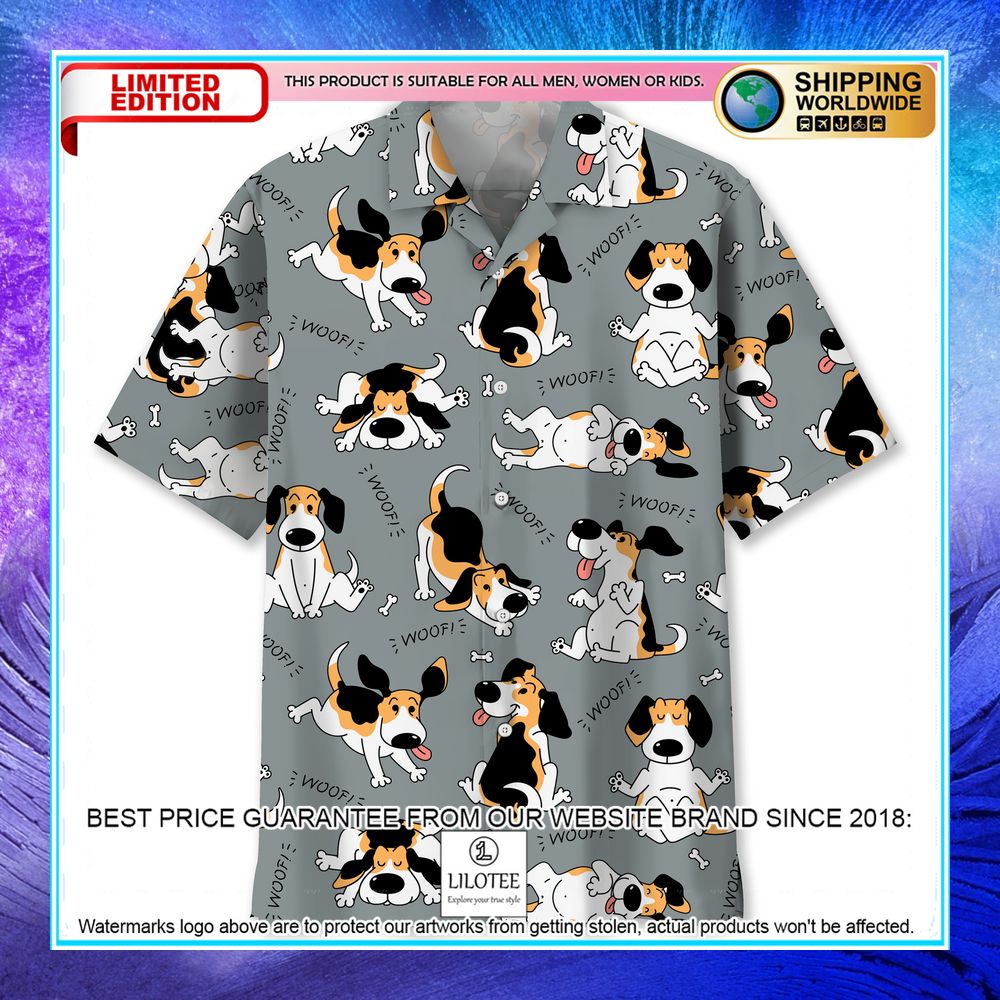 beagle funny hawaiian shirt 1 657