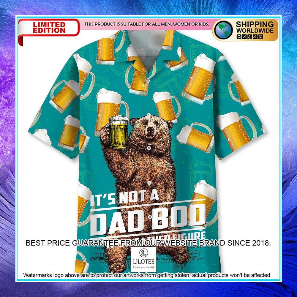 beer dad bod hawaiian shirt 1 326