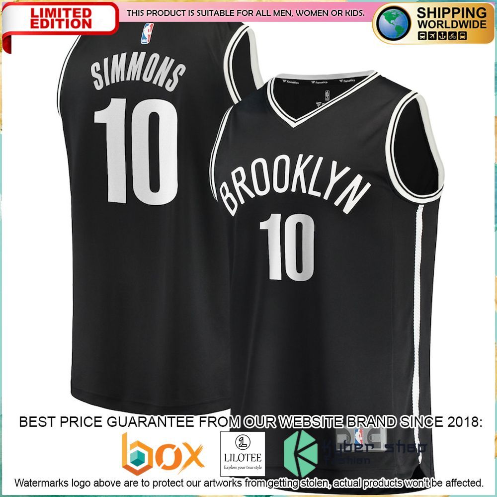 ben simmons brooklyn nets black basketball jersey 1 628