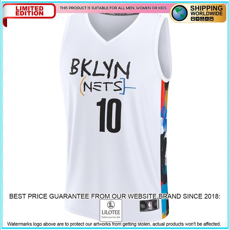ben simmons brooklyn nets youth 2022 23 white basketball jersey 2 735