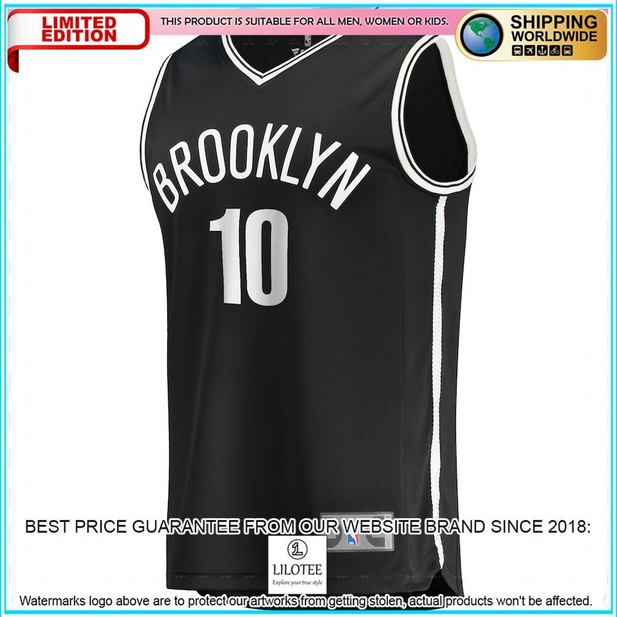 ben simmons brooklyn nets youth player black basketball jersey 2 609