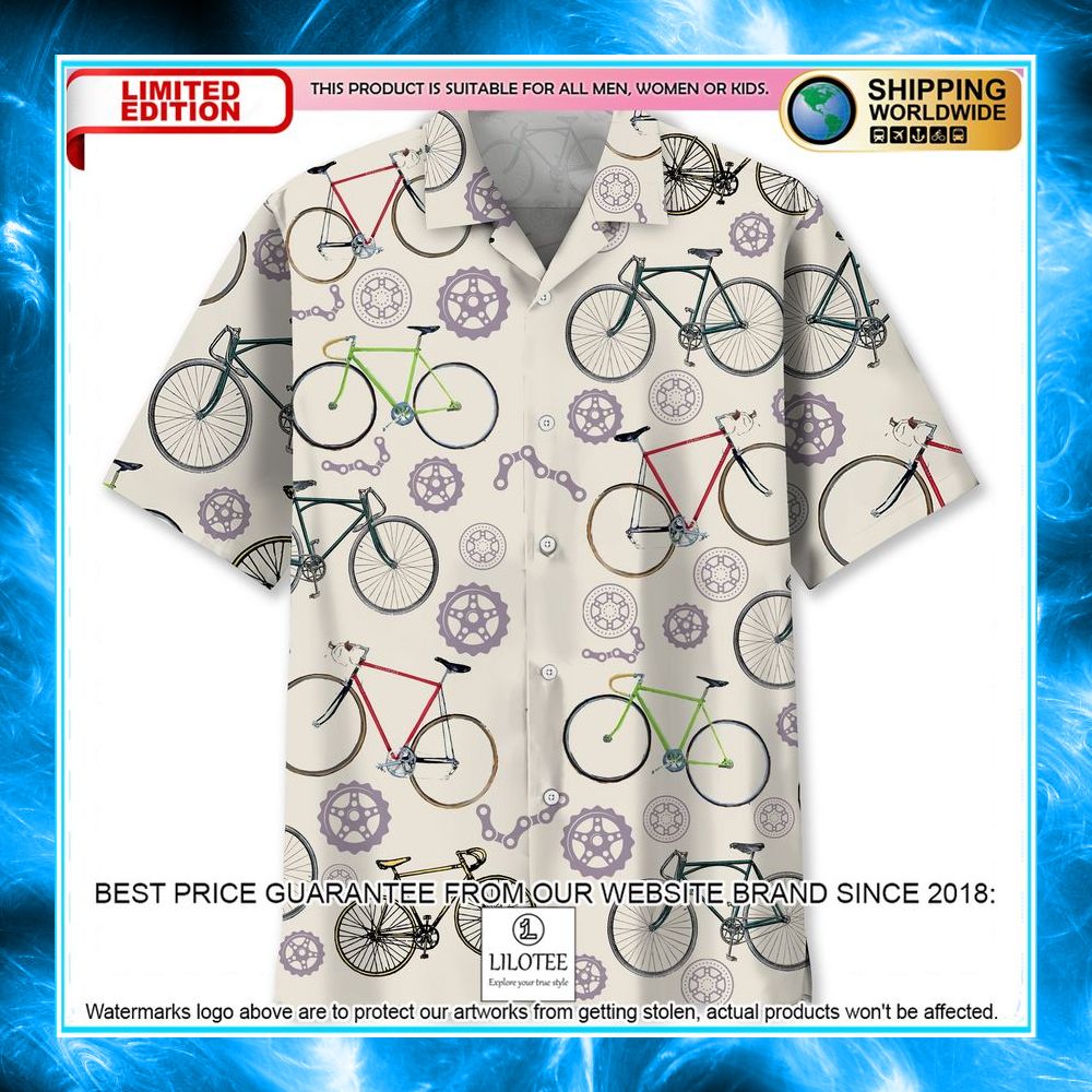 bicycle lovers hawaiian shirt 1 324