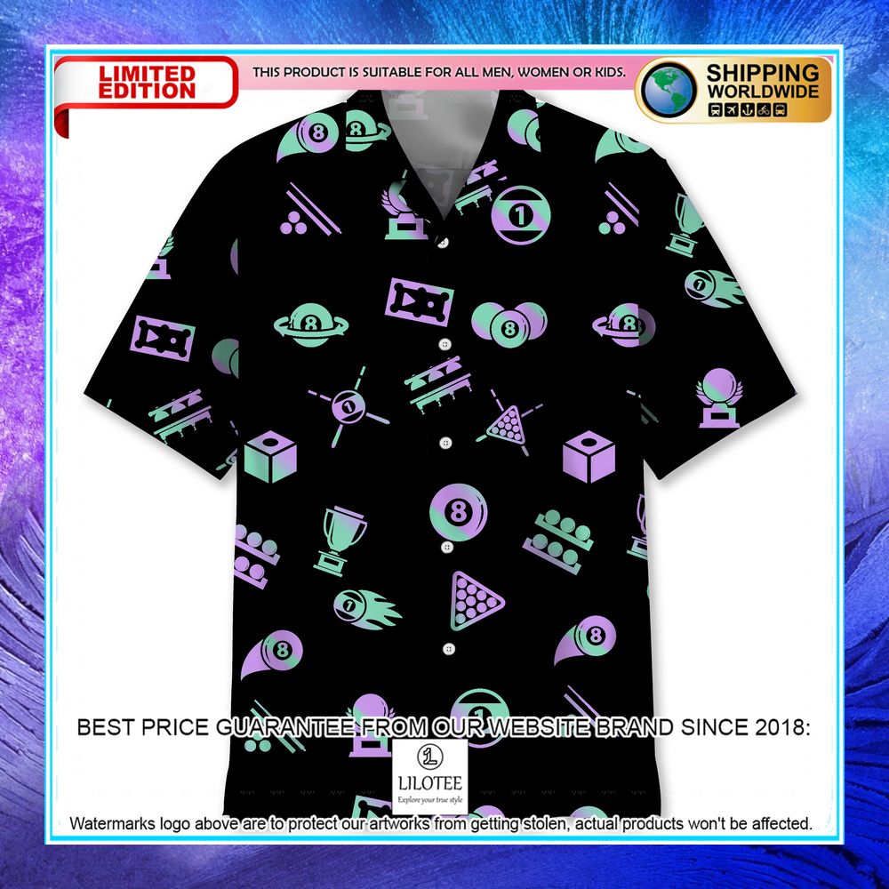 billiard color hawaiian shirt 1 390