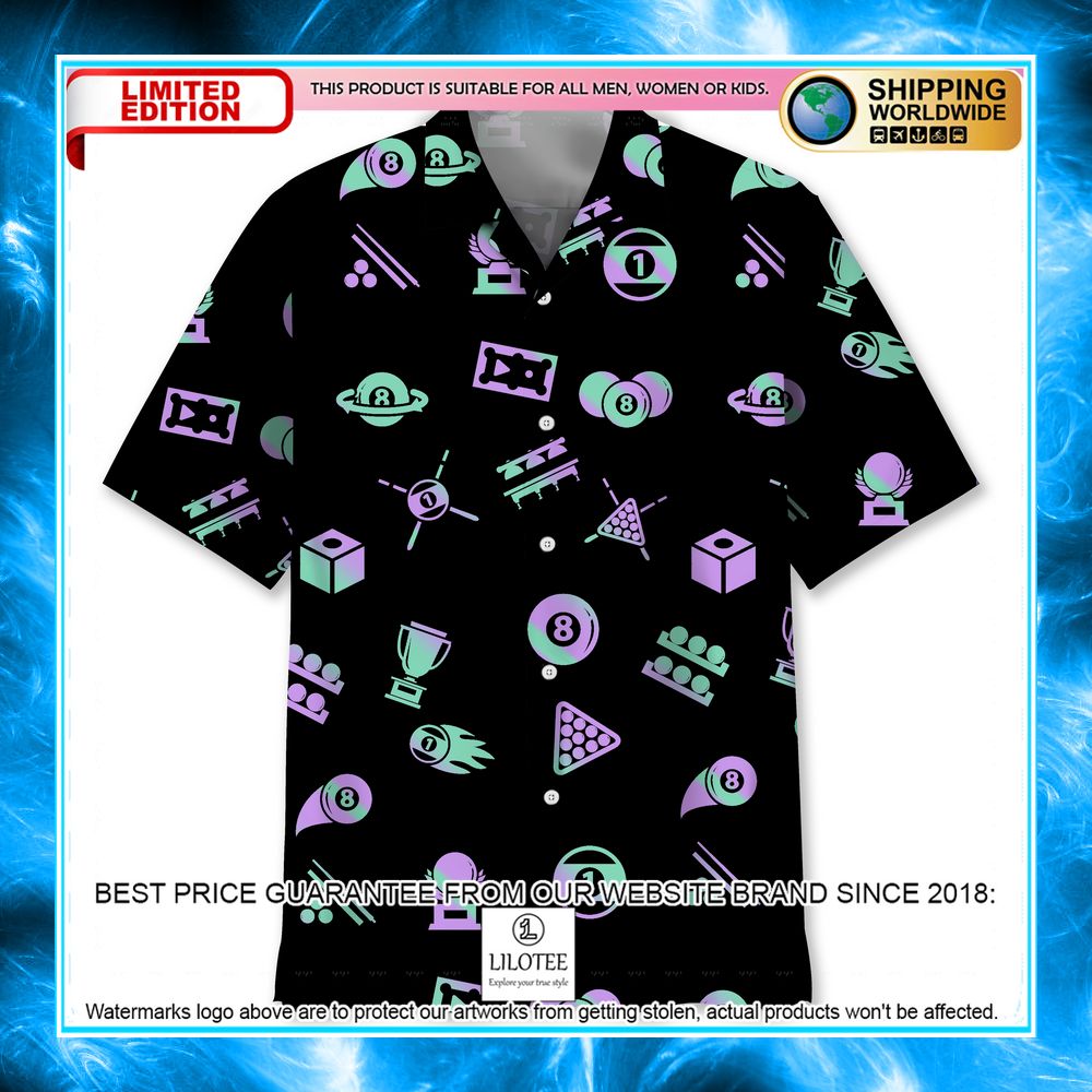 billiard color hawaiian shirt 1 551