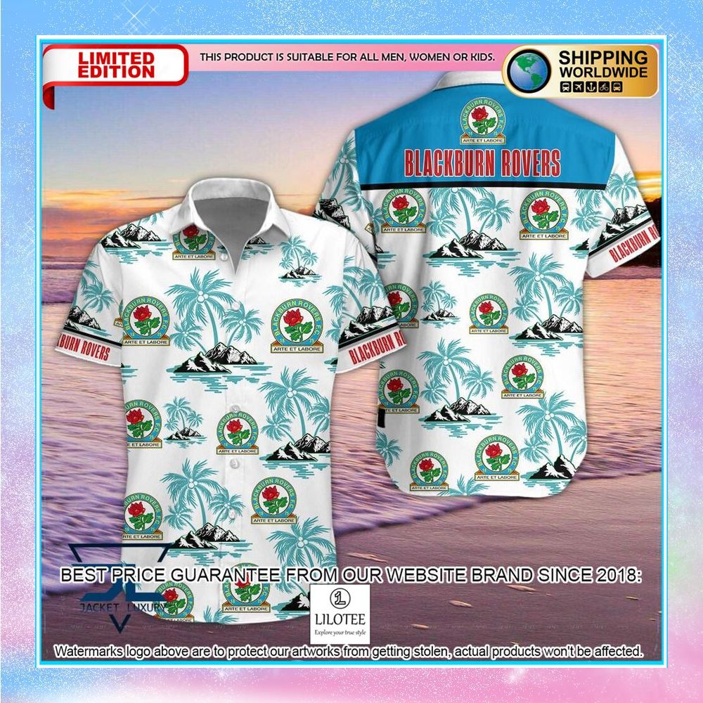 blackburn rovers hawaiian shirt shorts 1 296
